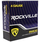 Rockville Rwk42 4 Gauge 4 Chan Car Amp Wiring Installation Wire Kit  2  Rca s