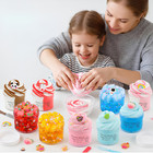 Slime Kit 9 Pack Jelly Cube Butter Cloud Slime Diy Sensory Toy Kids Birthday Gif
