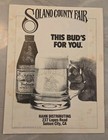 1987 Solano County Fair California Official Program Vallejo C h Exxon Rodeo 