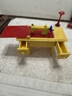 3  Rare  Pieces Of Vintage 1940   s Renwal Doll House Furniture Sweeper Sewing Mac