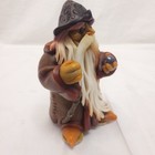 Vintage Trulls Dragon s Lair Wizard Fantasy Candle Sculpture  6 In  Ken Reddie