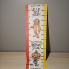 Vintage 1981 Mcdonald s Ronald Mcdonald Growth Chart Very Nice