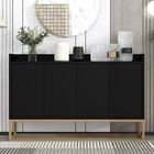Modern Sideboard Elegant Buffet Cabinet With Large Storage Space For Dining Room