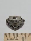 1920 Licensed Chauffeur Badge Pin Vermont No 38 Early And Rare 