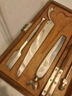 Antique Us Civil War Era 1860   s Post Mortem Medical Autopsy 11 Pcs Tool Set