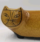 Baldelli Italy 806 Flat Faced Cat Mustard Brown Speckled Bank Read Description 