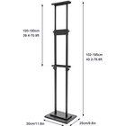4  To 71  Double-sided Outdoor Adjustable Sign Poster Holder Floor Stand Display