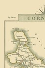 Historic Map - Cornwall County England - Cary 1792 - 23 X 34 65