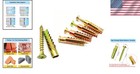 Rust-proof Tree Shaped Hollow Wall Anchor Set - 20 Pack For Various Surfaces