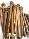 Wood Spools Bobbins Wooden Industrial 3 -10  Vintage Quills Mix Lot-30 