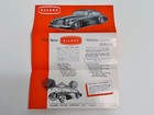 Ca 1953 Allard Monte Carlo Saloon Original Sales Flyers - 2 Pieces A  Condition