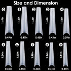 500pcs Nail Tips C Curve Half Cover French Nails Fake Finger Nails For Nail Art