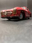 Vintage Japan Tinplate Mercedes-benz 300sl Gullwing Toy Car Red Opening Doors