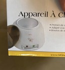 Gigi Single Wax Pot Warmer White W  Temperature Control Knob  Fits Most Wax