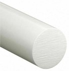 Solid Plastic Round Rod Stock  1 2  X 6 Ft  Rigid White Acetal Homopolymer
