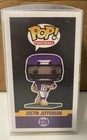 Justin Jefferson Minnesota Vikings Autographed Funko Pop With Coa