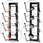 8 Layers Of Adjustable Pot Lid Organizer Rack For Cabinet Door wall   2pack Lid   