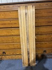 Vintage Paris Wood Wooden  Toboggan Snow Sled Rare W red Cushion 69 