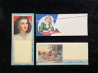 Three  3  Vintage Ink Blotters Beautiful Girl Unused