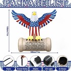 Thenshop 5 9 Ft Patriotic Inflatable Bald Eagle Outdoor Multicolor
