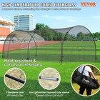 Vevor 22ft Softball Baseball Cage Net And Frame Heavy Duty Pitching Batting Cage