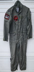 Usaf Flight Suit With Rank And Unit Patches - Od Green  Fighting Cocks  Faif Maf