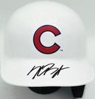 Kris Bryant Signed Chicago Cubs Chrome White Mini Helmet Fanatics   Mlb Holo
