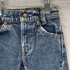 Vtg Little Levi   s Toddler 2 Regular Fit Denim Jeans Made In Usa Orange Tab
