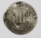 1853 Three Cent Silver   Circulated    204312