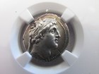 Seleucid Kingdom Silver Drachm  alexander I  Year 152-145 Bc   ngc Xf