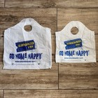 Vintage Blockbuster Video Store Plastic Shopping Bag Lot Of 2 Original