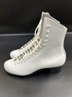 Vintage Nos Riedell 192 White Sz 6 Roller Skate Boot Red Wing Quad Dance