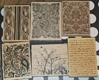 Huge Mixed Lot Of Over 850 Rubber Stamps   Tools -wood Alphabet Rare Custom Sets