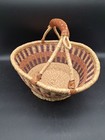 Large African Bolga Ghana Market Basket 16x13x11  Exc Cond                    