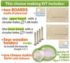 Wooden Cheese Press For Cheese Making Supplies 12 In Wooden Guides And Cheese   