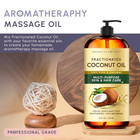 Fractionated Coconut Oil 16oz 100  Pure Carrier Oil For Skin   Hair 