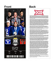 Byu Vs Texas Tech Big 12 Championship Game Replica Customizable Ticket Stub