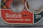 Vintage Scotch Tape Transparent Tape 3m Prop Plastic Made In Usa