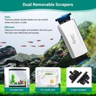 Aquarium Fish Tank Floating Magnetic Glass Cleaner Algae Brush Scrubber Tool  m 