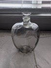 Vintage White House Apple Cider Vinegar Leaf Pattern Glass Jug 7   Tall 1930 s