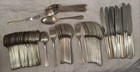 Vintage Oneida Hotel Plate Silverplate Flatware Ohs131 Forks Knives Spoons 94pc
