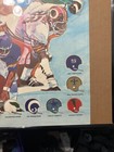 Vintage 1972 Nfl George Bartell Afc Nfc Split Team Helmet Poster 24x36 Stancraft