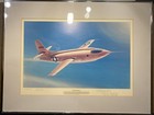 Chuck Yeager Signed Lithograph - Bell Xs-1 - Signed  Numbered - Beautiful 