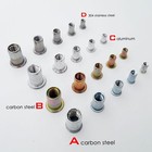 M3-m12 Multi Flat Head Metric Thread Blind Rivet Nut Insert Rivnut Nutsert 