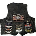 Vintage Leather King Harley Davidson Patchwork Biker Jacket Size Xl