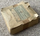 Rare Period Box Of 12 X 1920s Medical Glass Phials Of Gluconate De Chaux 10cc