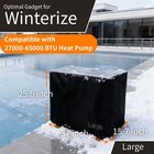 Outdoor Pool Heater Cover For Hayward winter Swimming Pool Heat Pump Covers For