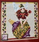 Jim Shore By Mill Hill Counted Cross Stitch Glass Beads Kit Angel Ornament