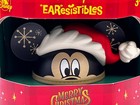 Disney Christmas Santa Mickey Mouse   ear  esistibles Collectible Figure Nib