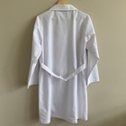 Natural Uniforms Doctor Medical Lab Coat White Long  Collared  Button-up Size L